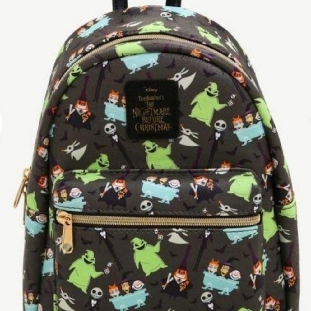 Nightmare Before Christmas Disney Loungefly Mini Backpack Oogie Jack Zero New